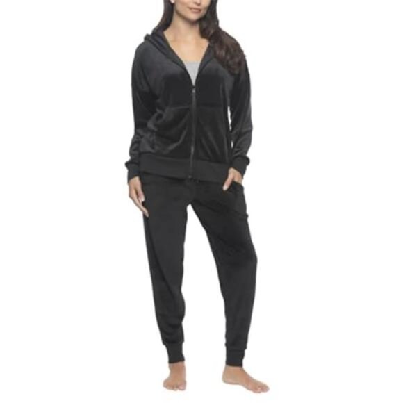FELINA Other - Felina Women's 2 Piece Velour Track Suit, Hoodie and Jogger Lounge Set (US,
